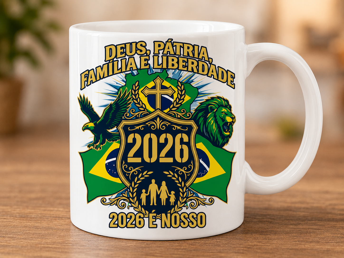CANECA BRASÃO DA LIBERDADE
