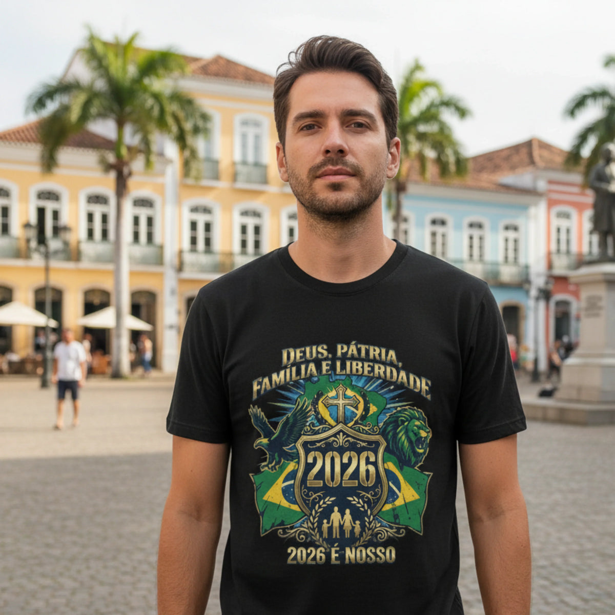 Camiseta Brasão da Liberdade 2026