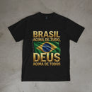 Camiseta Deus acima de tudo
