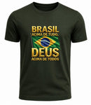 Camiseta Deus acima de tudo