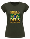 Camiseta Deus acima de tudo