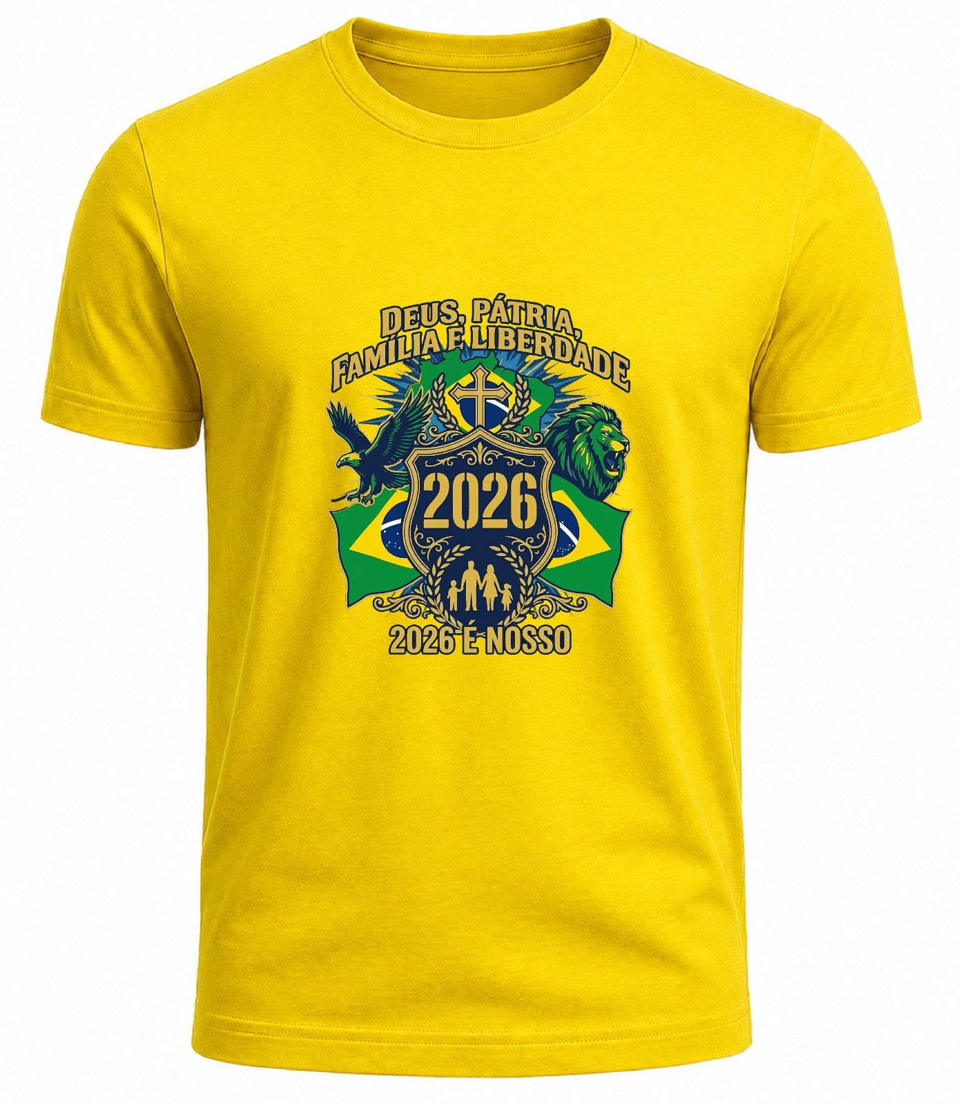Camiseta Brasão da Liberdade 2026