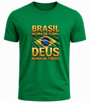 Camiseta Deus acima de tudo