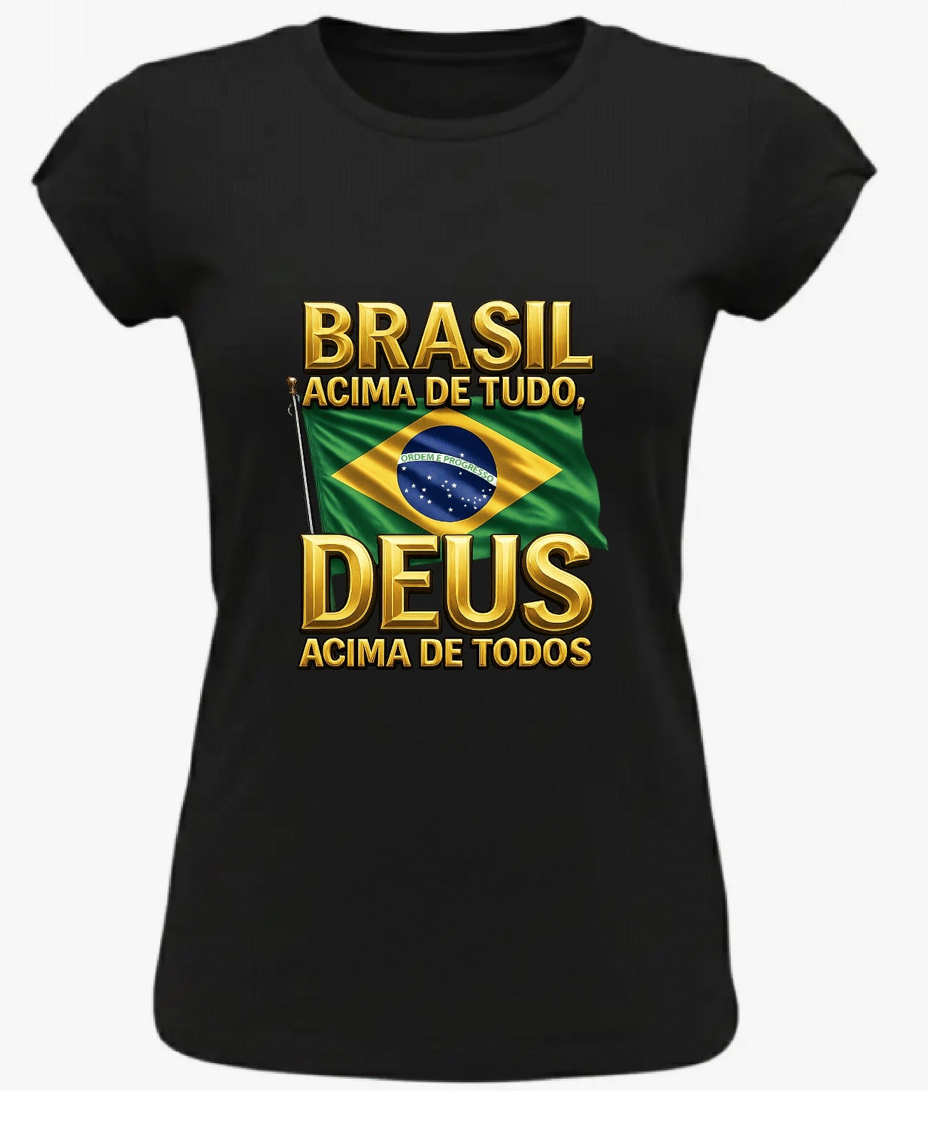 Camiseta Deus acima de todos