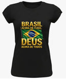 Camiseta Deus acima de tudo