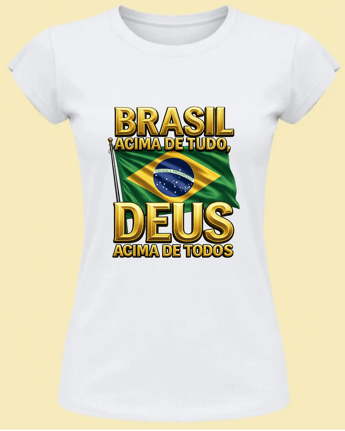 Camiseta Deus acima de todos