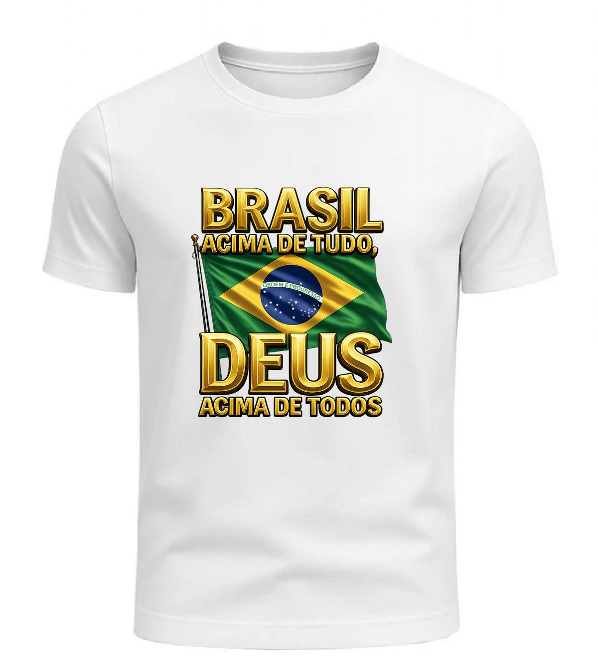 Camiseta Deus acima de todos